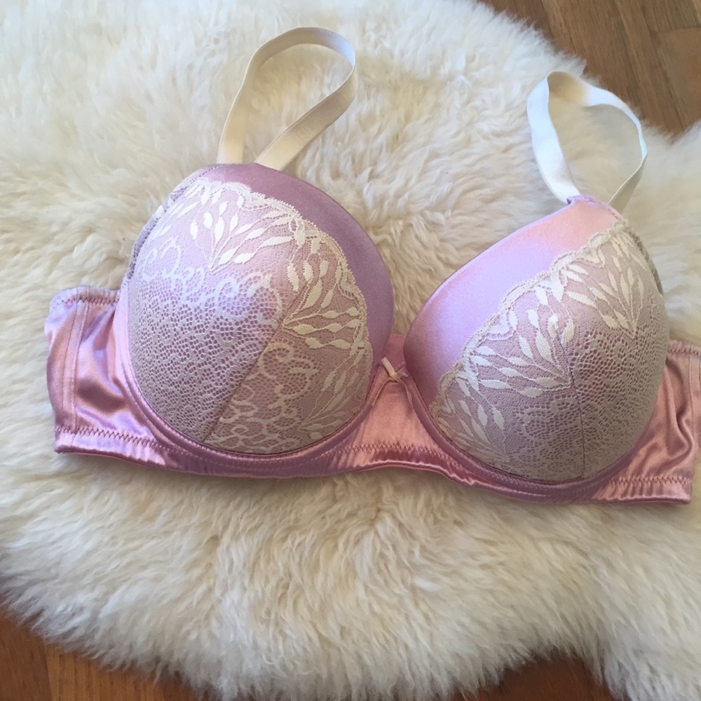 Barely breezies lace bra